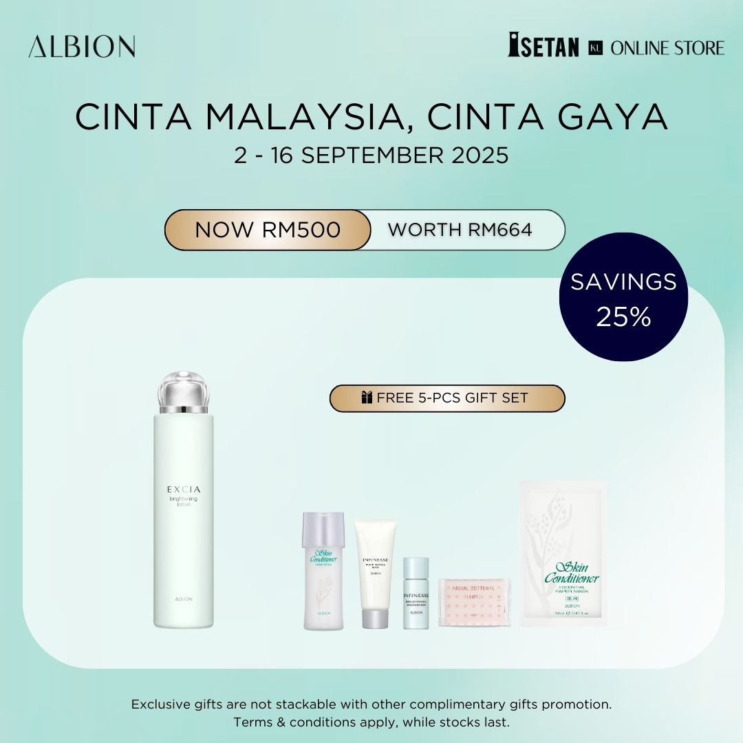 CINTA : EXCIA BRIGHTENING Lotion 200ml, Gift worth RM164