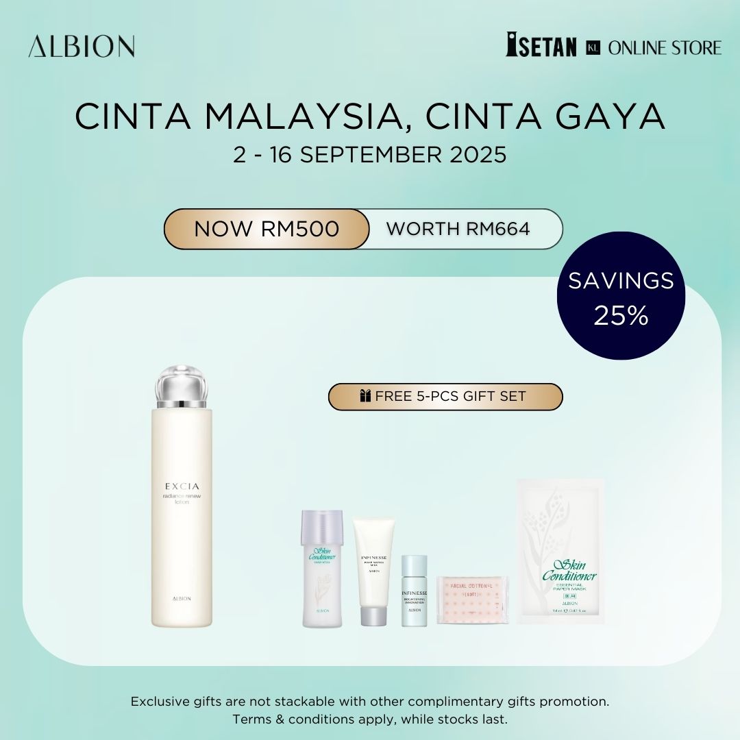 CINTA : EXCIA RADIANCE RENEW Lotion 200ml, Gift worth RM164