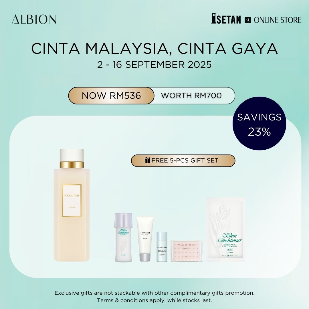 CINTA : Flora Drip S, Gift worth RM164