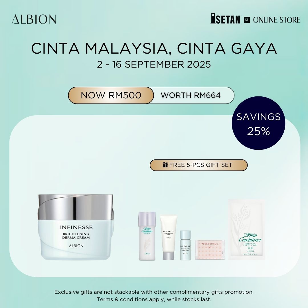 CINTA : Infinesse Bright Derma Cream 30ml, Gift worth RM164