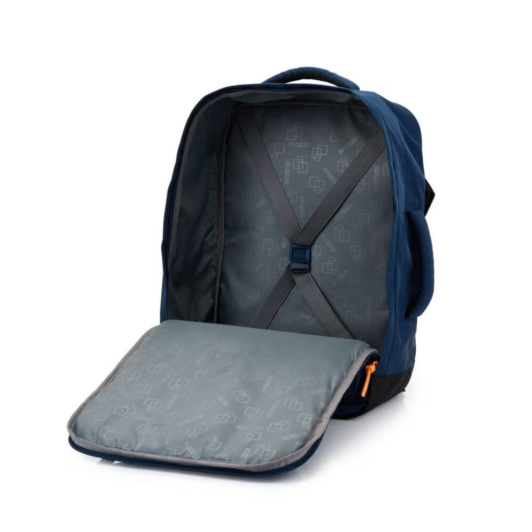 Take2Cabin Casual Backpack M V2 (Dark Navy / Radiant Orange)