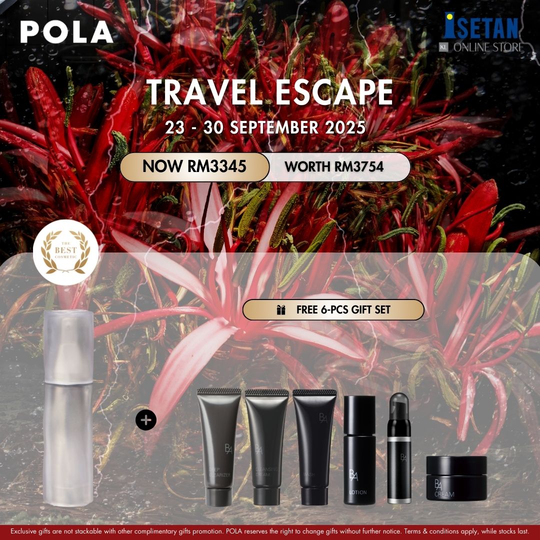 TRAVEL : B.A Grandluxe IV 50g, Gift worth RM409