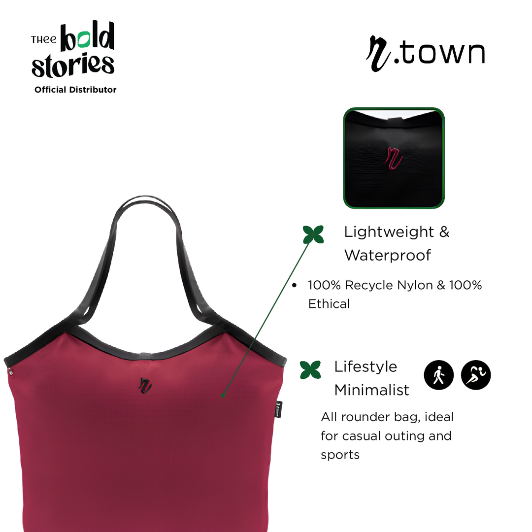 "Trocedero" Reversible Tote (Navy / Black)