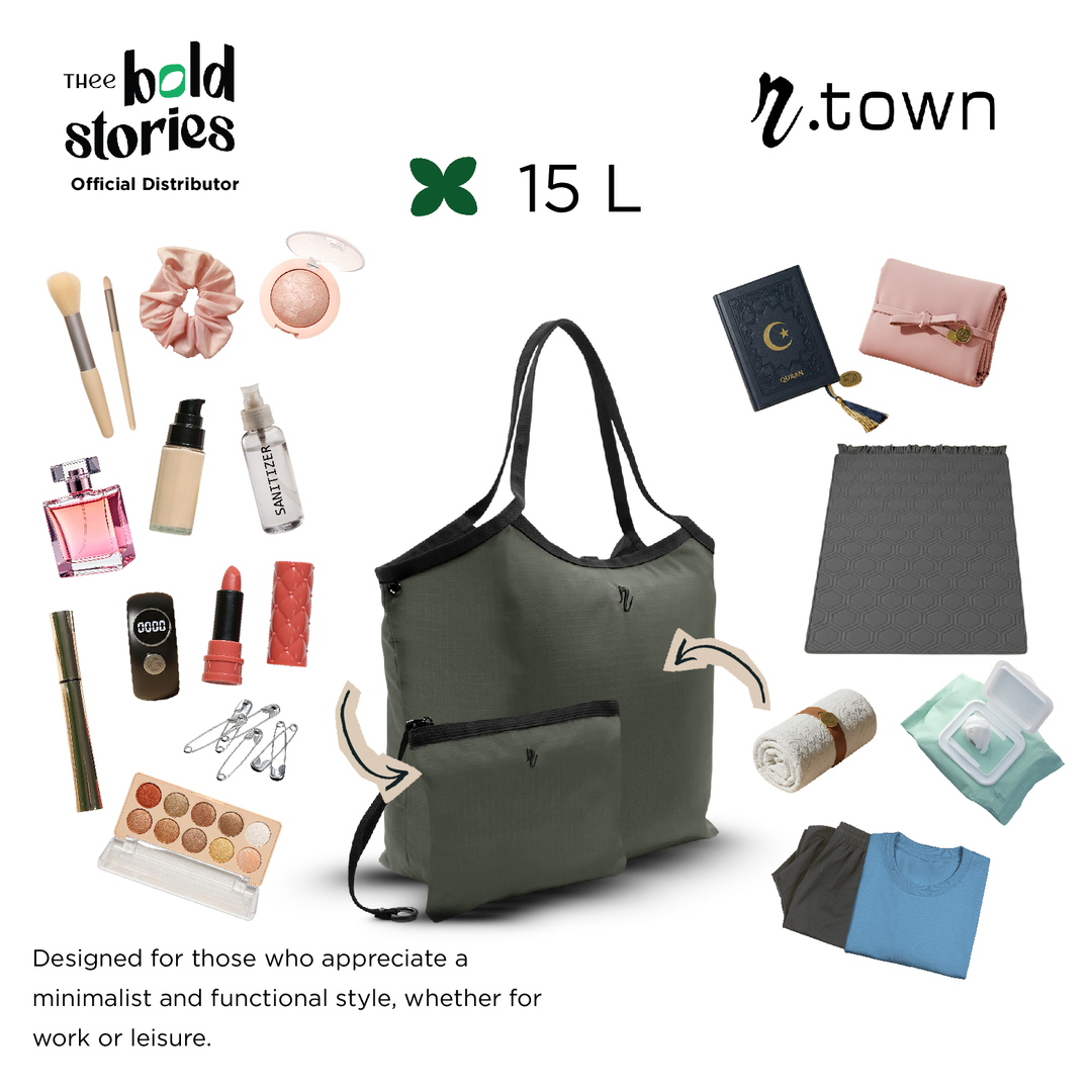 "Trocedero" Reversible Tote (Navy / Black)