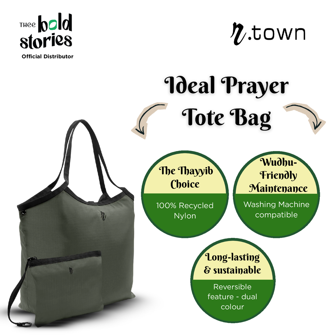 "Trocedero" Reversible Tote (Navy / Black)