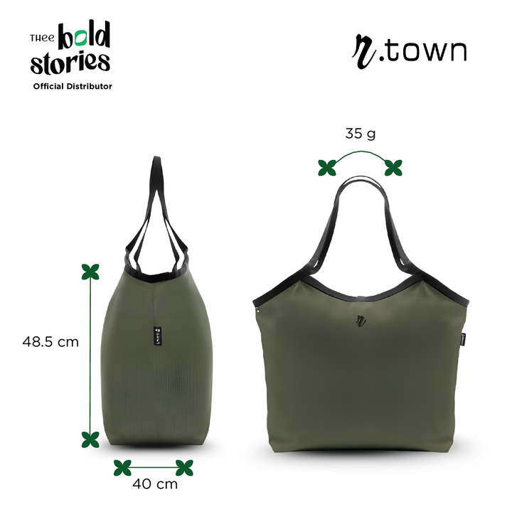 "Trocedero" Reversible Tote (Navy / Black)