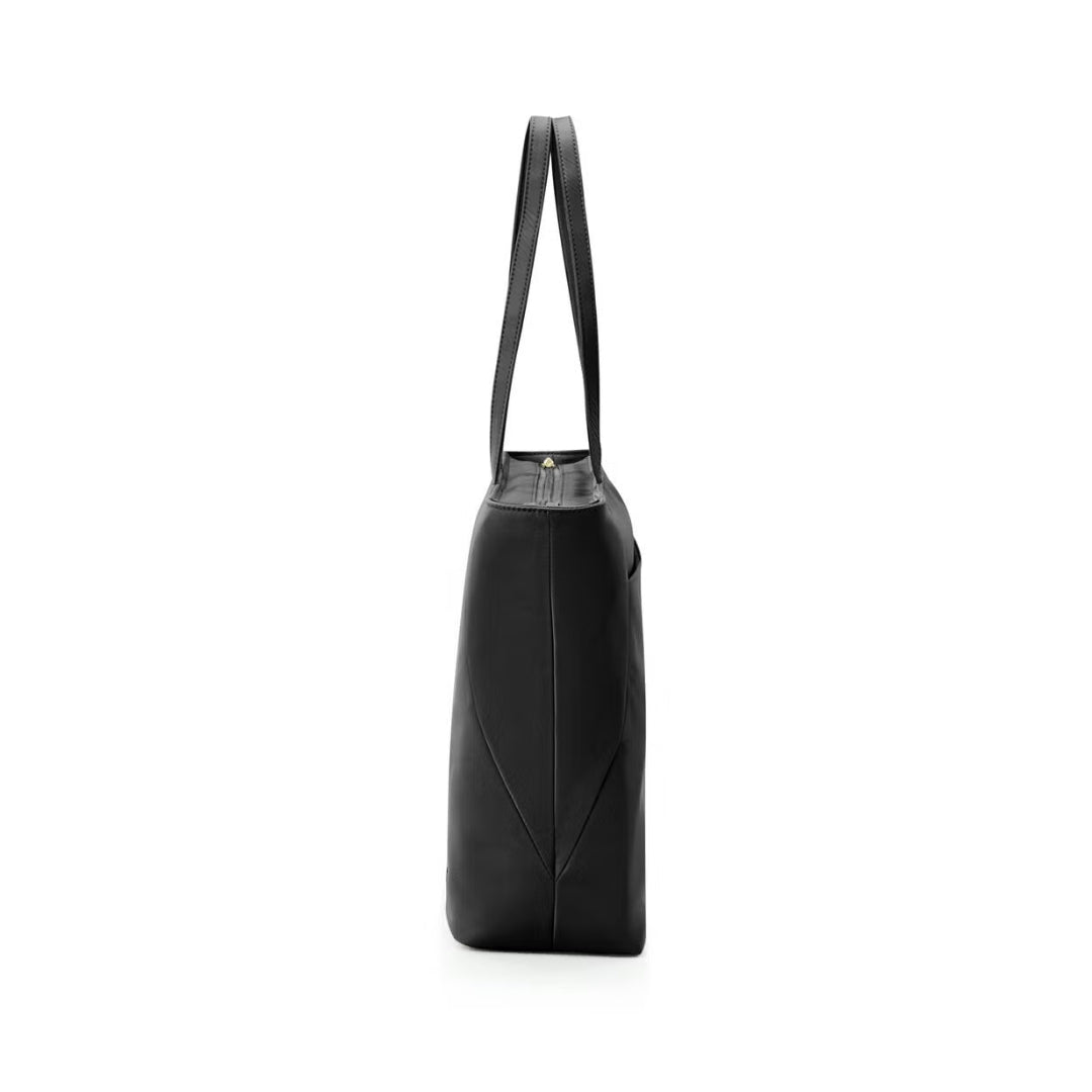 Valerie Tote + 14.1" W.Zipper (Black)