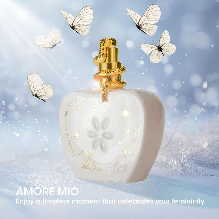 Clearance Sale : Jeanne Arthes Amore Mio White Pearl EDP 100ml-GIFT SET