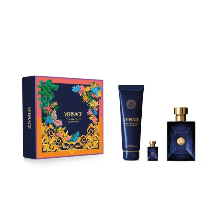 Gift Set :Versace Dylan Blue Pour Homme EDT 100ml-LIMITED EDITION