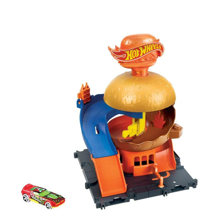HOT WHEELS JMJ52 City Lift & Launch - ASSORTED | Isetan KL Online Store