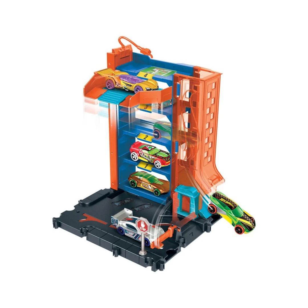 HOT WHEELS JMJ52 City Lift & Launch - ASSORTED | Isetan KL Online Store