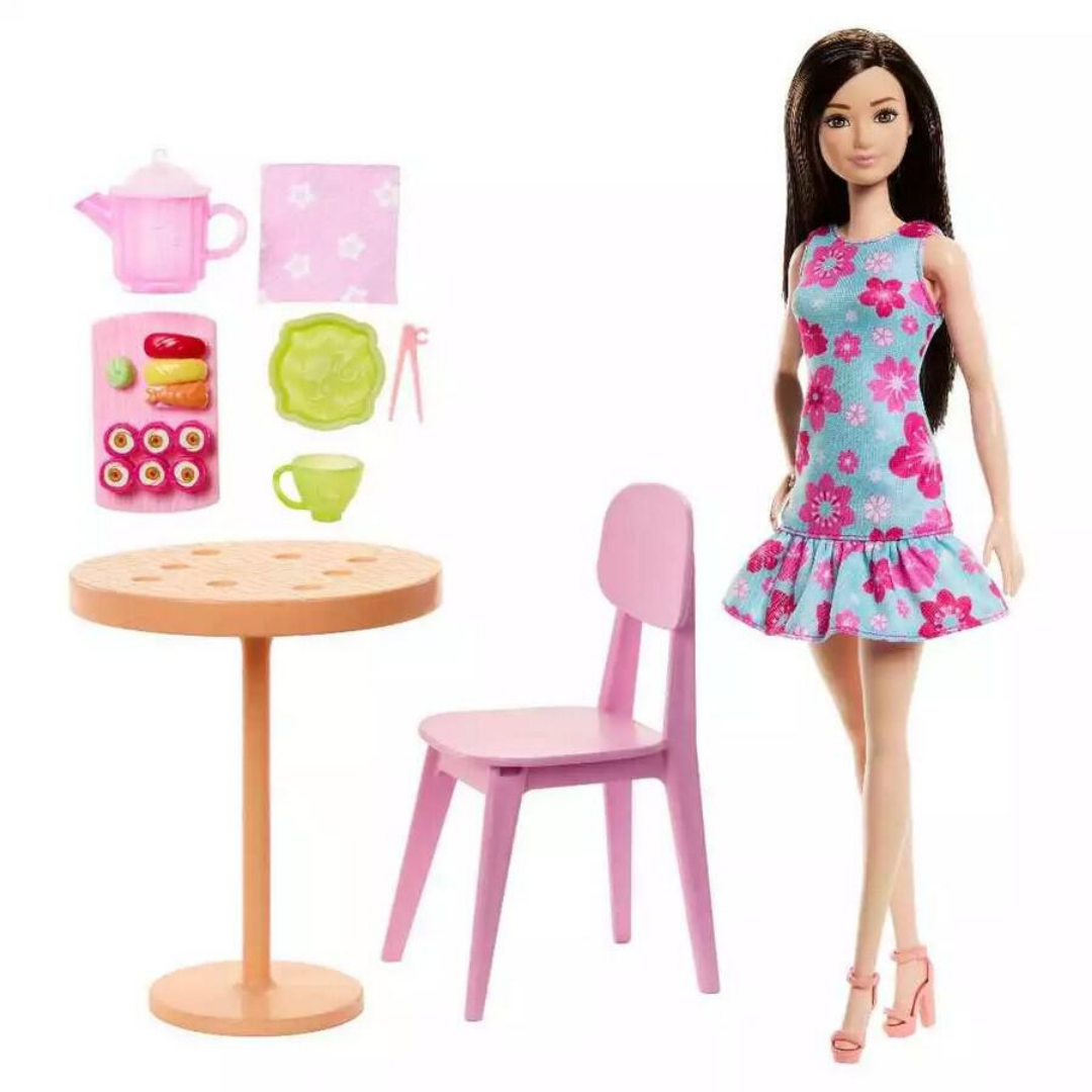JFL65 Barbie Pink Passport Japanese Tea Party