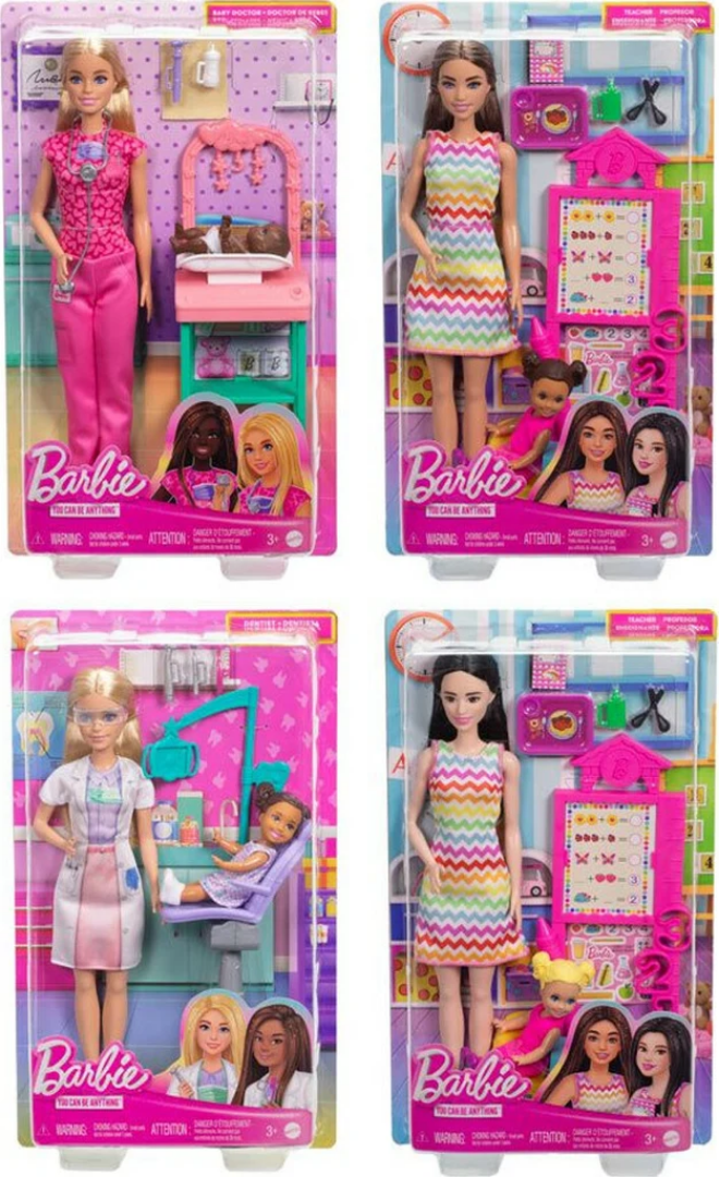 JCR71 Barbie Career Nurturing Playset - Assorted