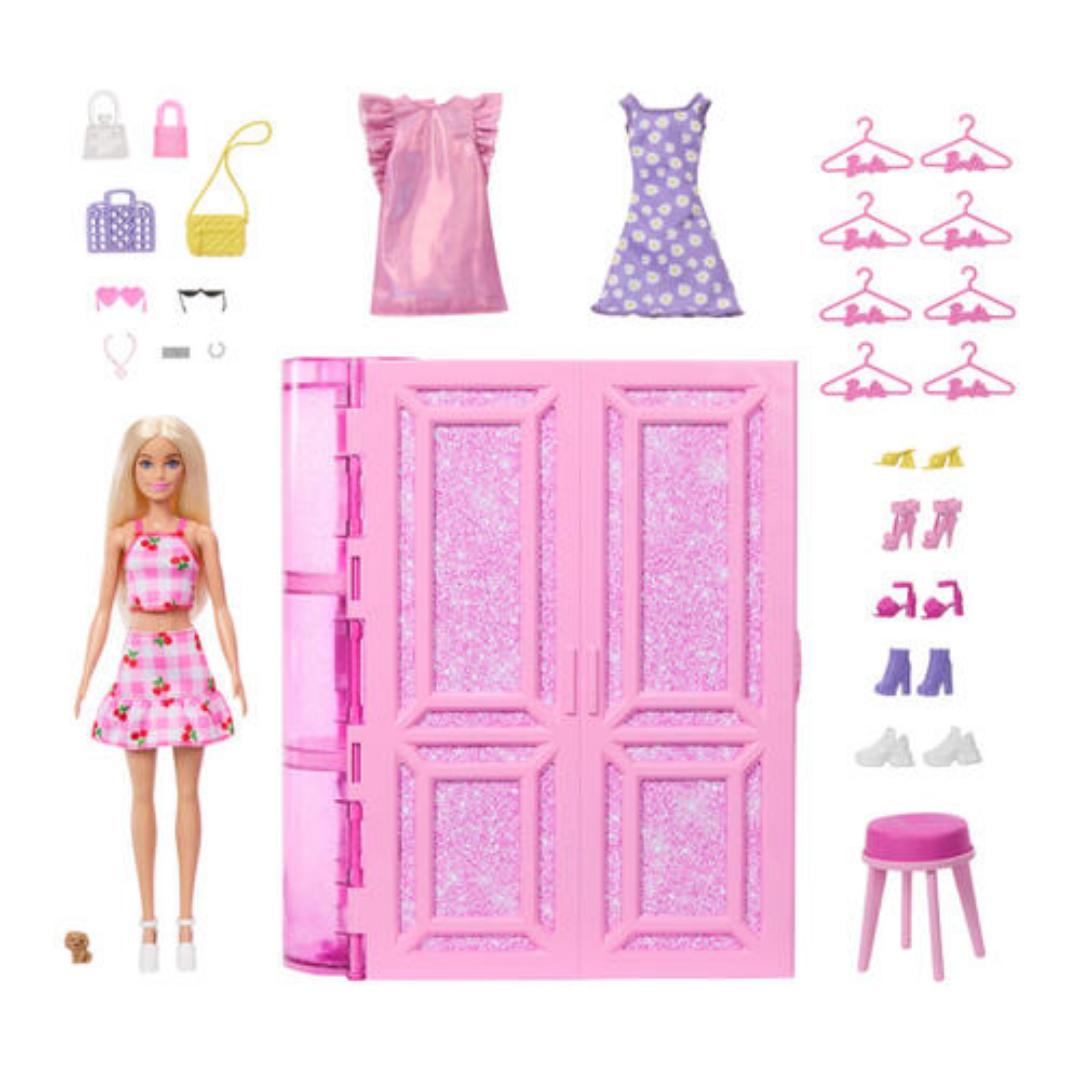 HJL65 Barbie  Fab Entry Closet