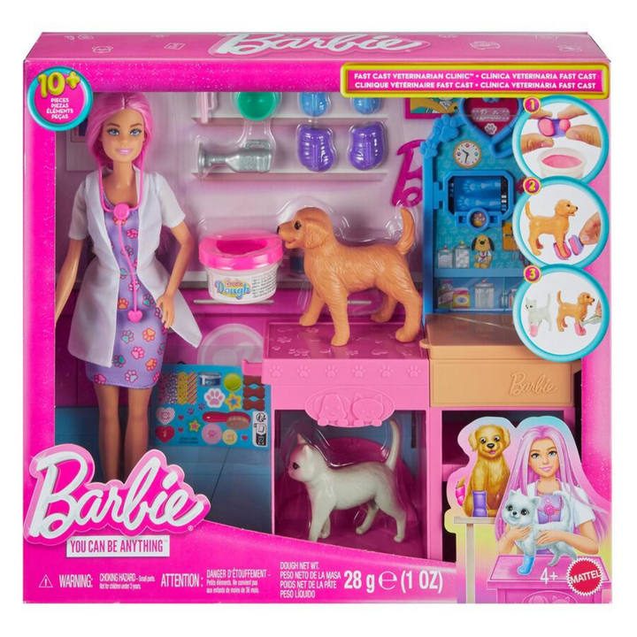 JFX93 Barbie Career Pet Vet Playset