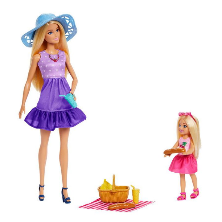 JBF43 Barbie Family Barbie Malibu & Chelsea Core Outfit