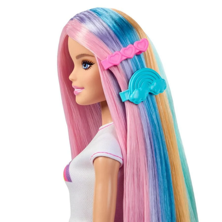JJP07 Barbie Fab Rainbow Sparkle Hair Play O/S (Caucasian)
