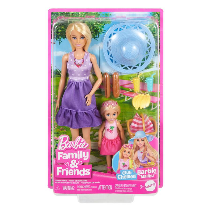 JBF43 Barbie Family Barbie Malibu & Chelsea Core Outfit
