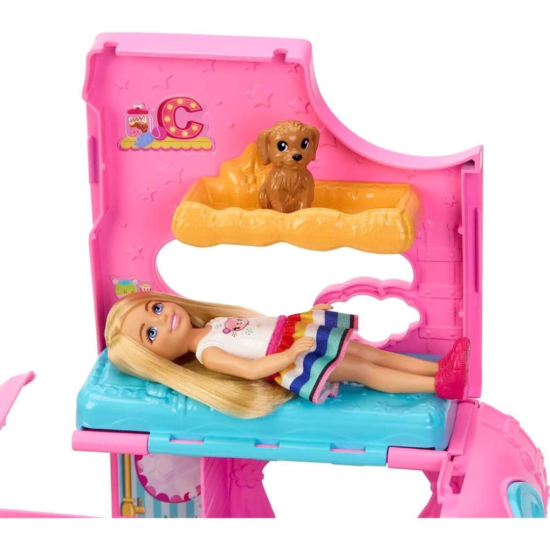 HNH90 Barbie Chelsea 2-in-1 Camper Playset