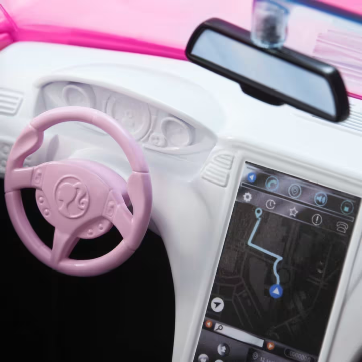 HBT92 Barbie Pink Convertible Vehicle