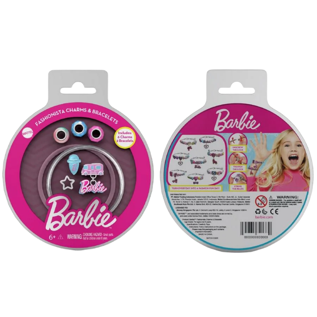JML59 Barbie Cp Bracelet & Charms
