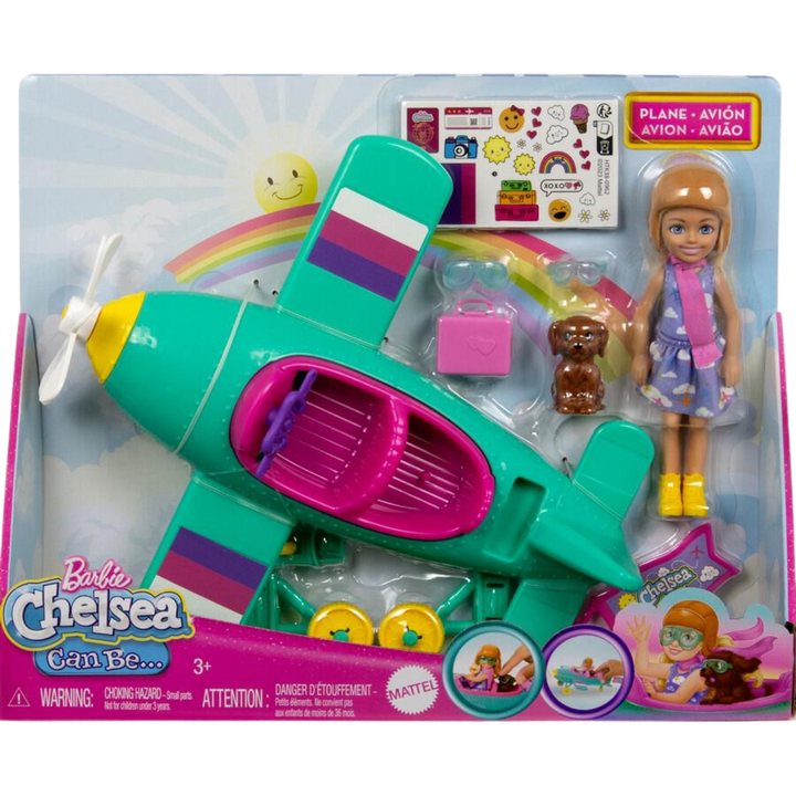 HTK38 Barbie Fam Chelsea Can Be - Plane