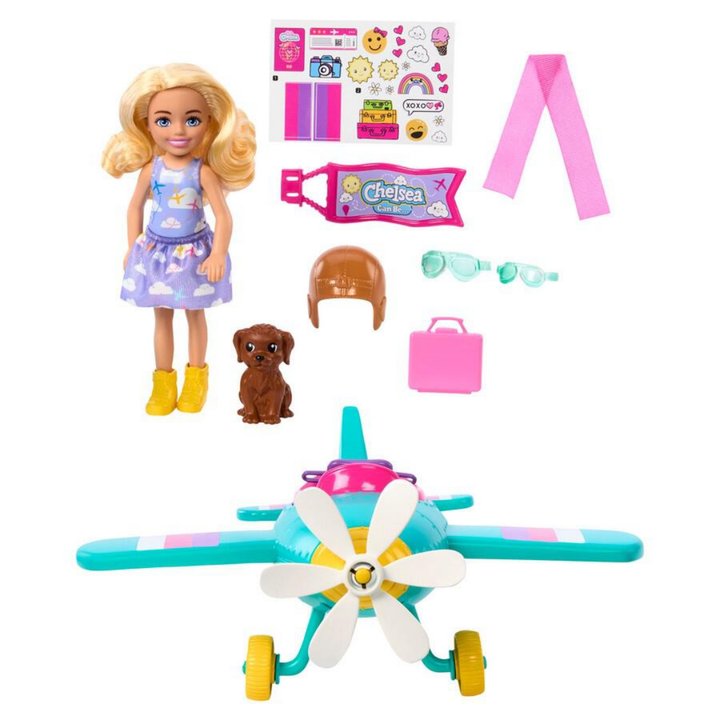 HTK38 Barbie Fam Chelsea Can Be - Plane