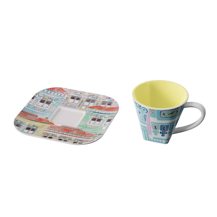 [Pickup Only] Watercolor Joochiat Cup and Saucer 100ml (Yellow)