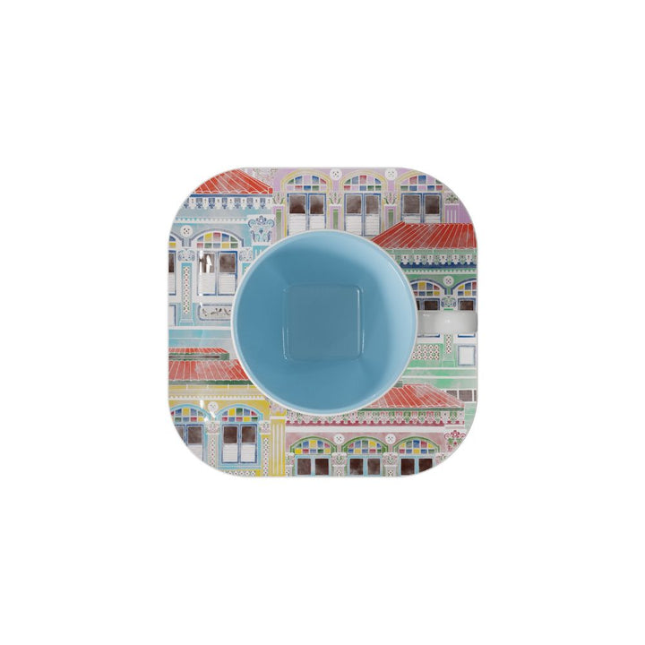 [Pickup Only] Watercolor Joochiat Cup and Saucer 100ml (Blue)