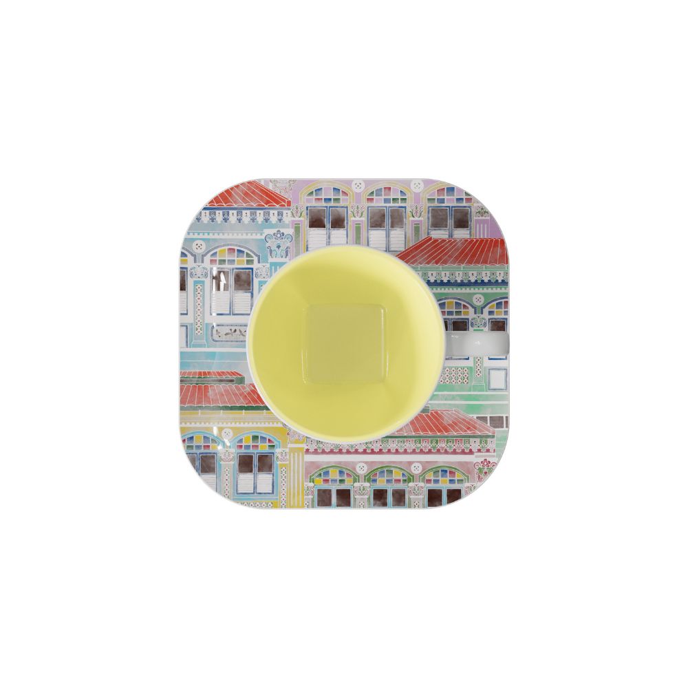 [Pickup Only] Watercolor Joochiat Cup and Saucer 100ml (Yellow)