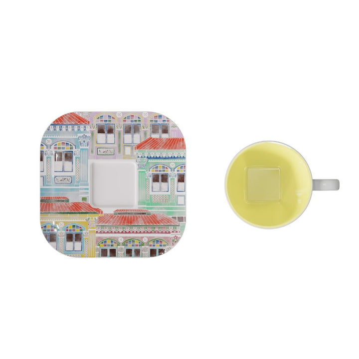 [Pickup Only] Watercolor Joochiat Cup and Saucer 100ml (Yellow)