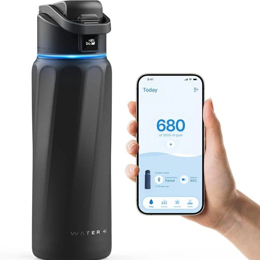 WaterH Boost Smart Water Bottle : 32oz Hydration Tracker with APP & Insulation