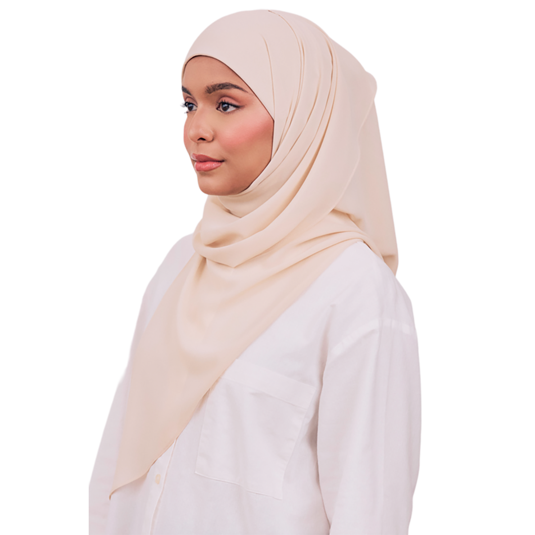 Zaria Semi Instant Crepe Chiffon Scarf