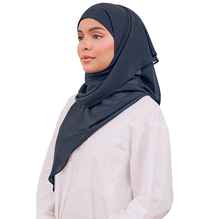 Zaria Semi Instant Crepe Chiffon Scarf