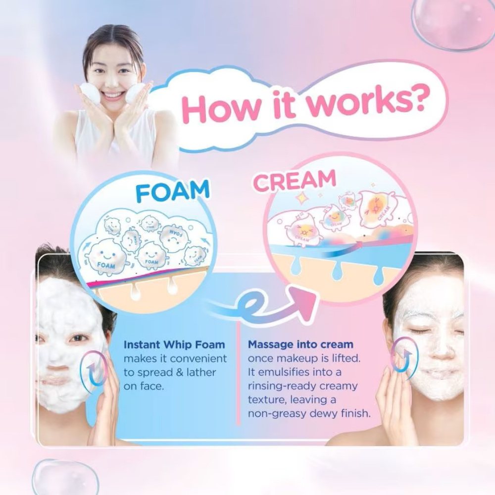 BIORÉ Whip Foam To Cream Speedy Makeup Remover 210ml | Isetan KL Online Store