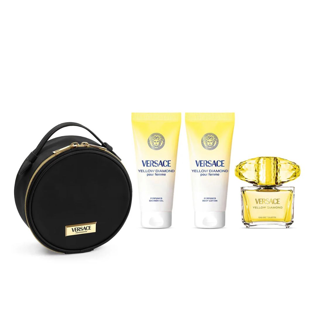 Gift Set :Versace Yellow Diamond EDT 90ml-LIMITED EDITION