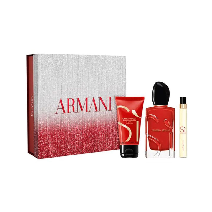 Gift Set: Sì Passione EDP 100ml + Body Lotion 50ml + 10ml EDP