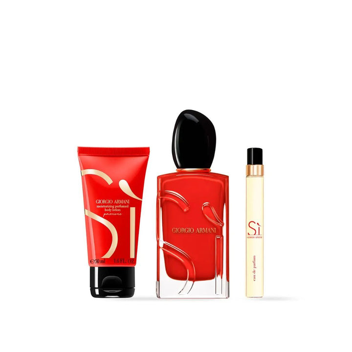 Gift Set: Sì Passione EDP 100ml + Body Lotion 50ml + 10ml EDP