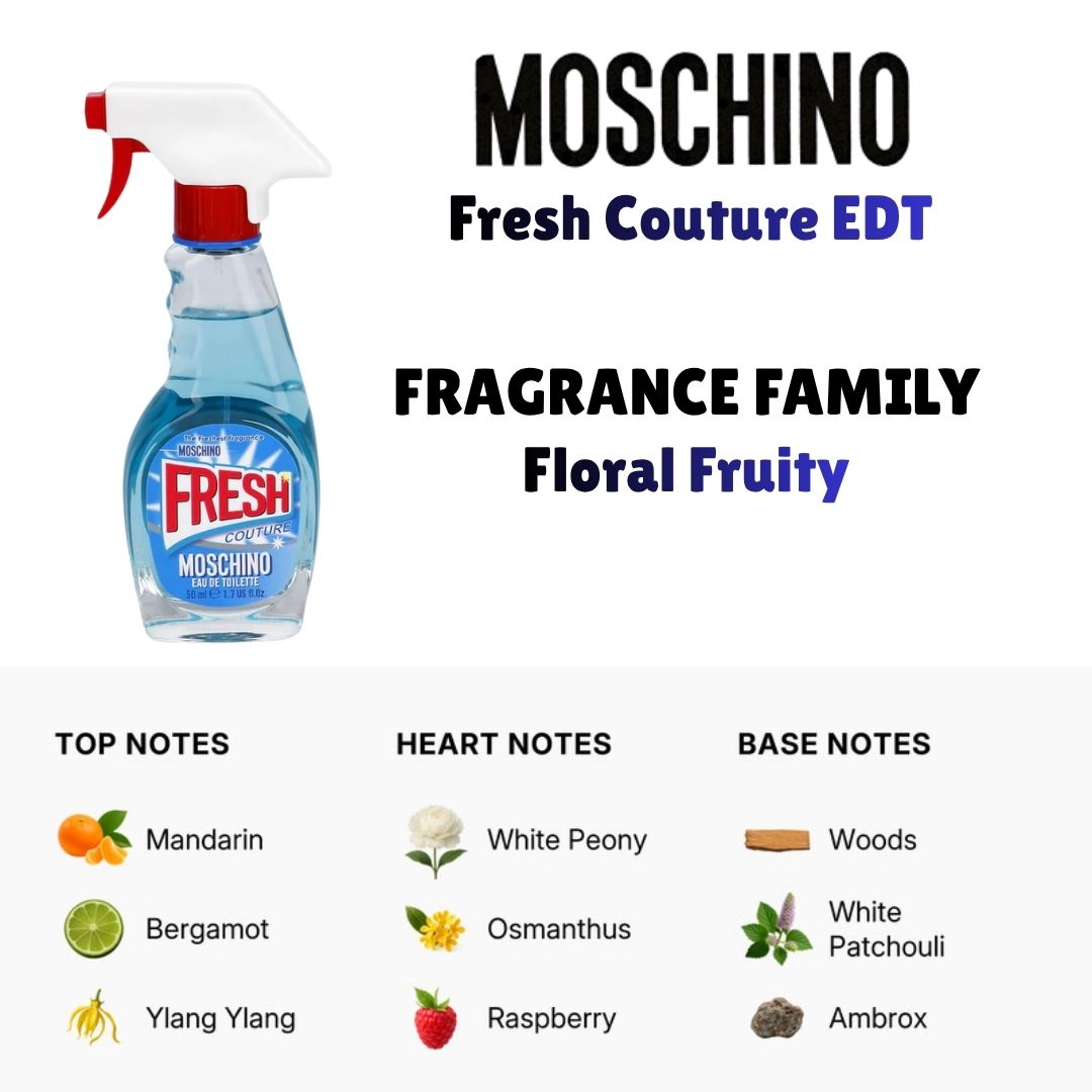 (Special Price) Moschino Fresh Couture EDT 50ml