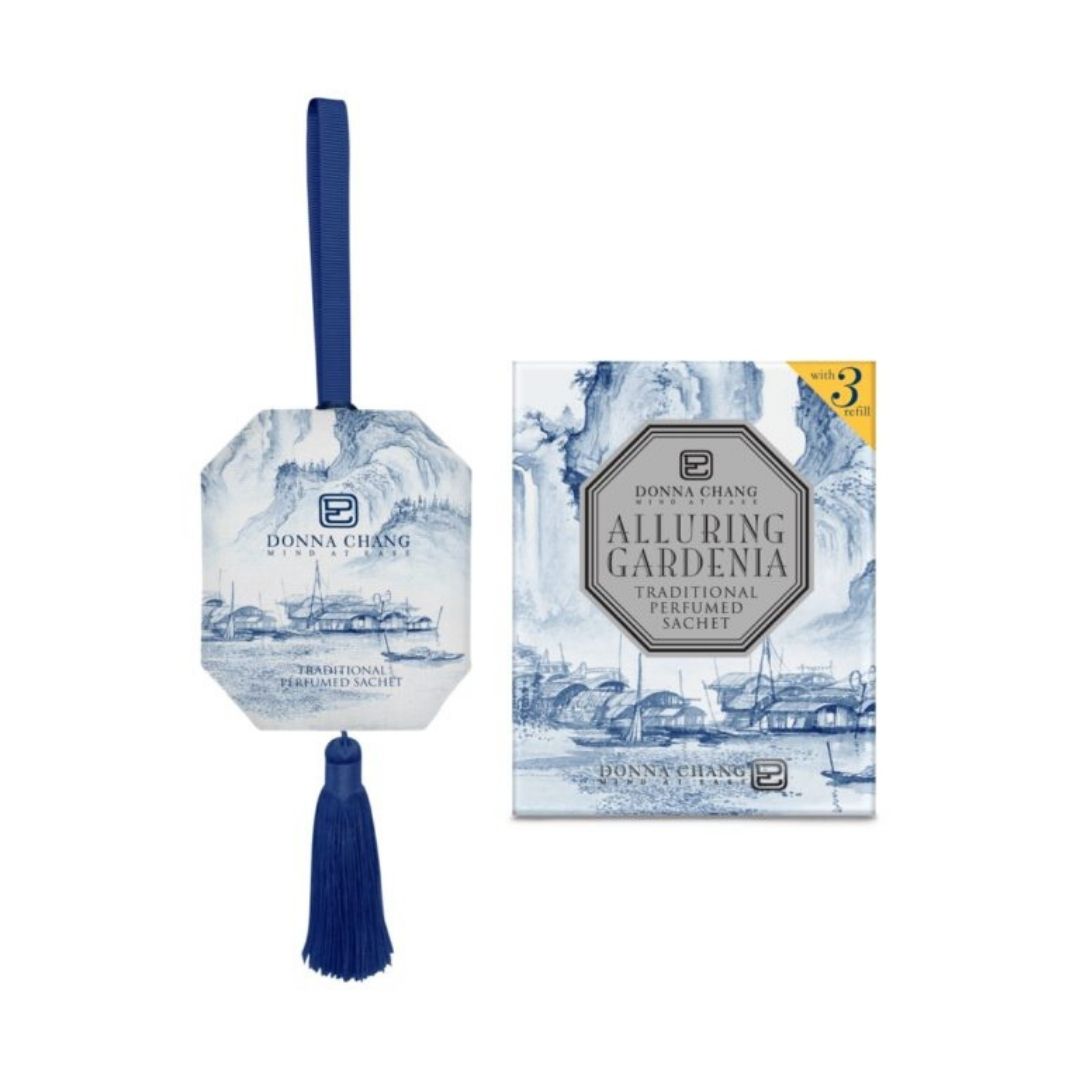 Alluring Gardenia Perfumed Sachet 63g (with 3ml refill)