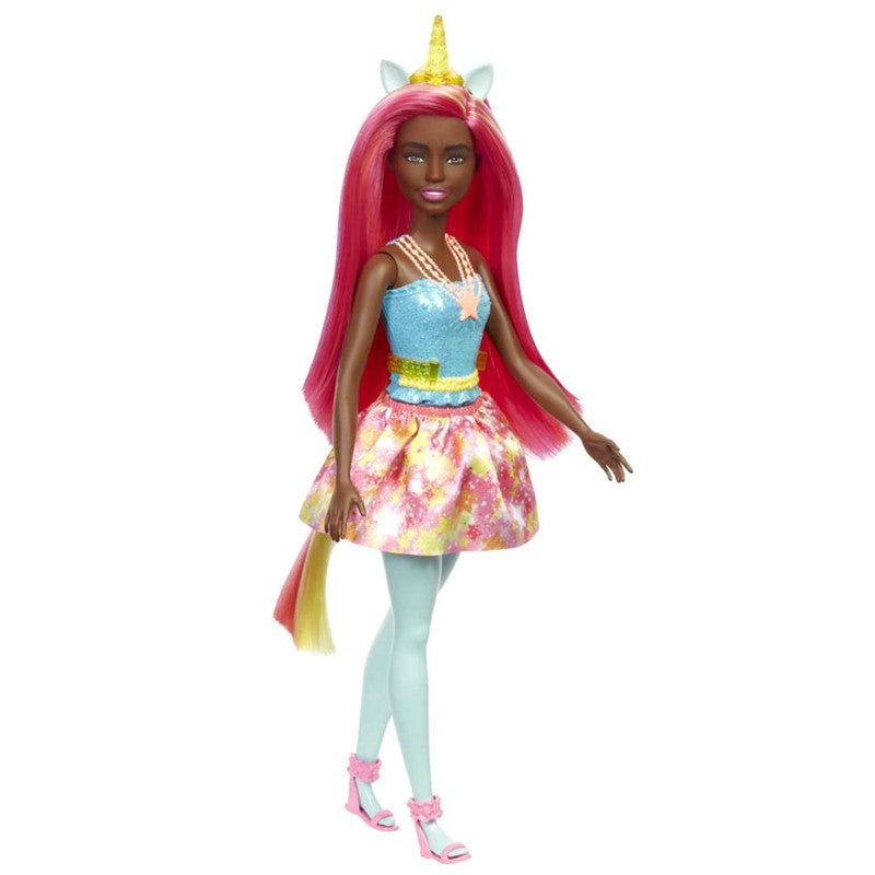HGR18 Barbie Fairytale Core Unicorn Doll (Assorted)