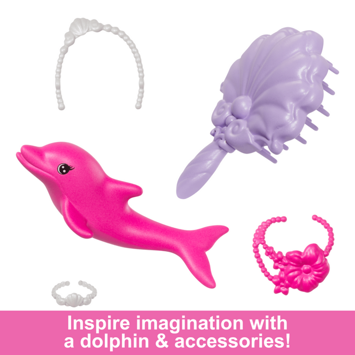 BARBIE HRP97 Barbie Fairytale New Feat Mermaid O/S (Malibu Blonde) | Isetan KL Online Store