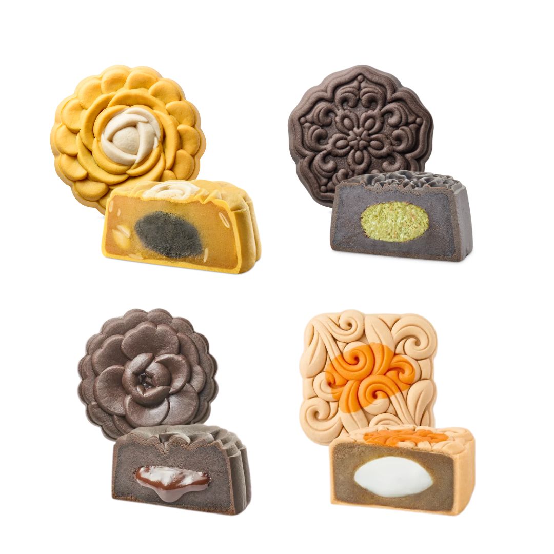 Yi Jia Double Layer Mooncake single piece