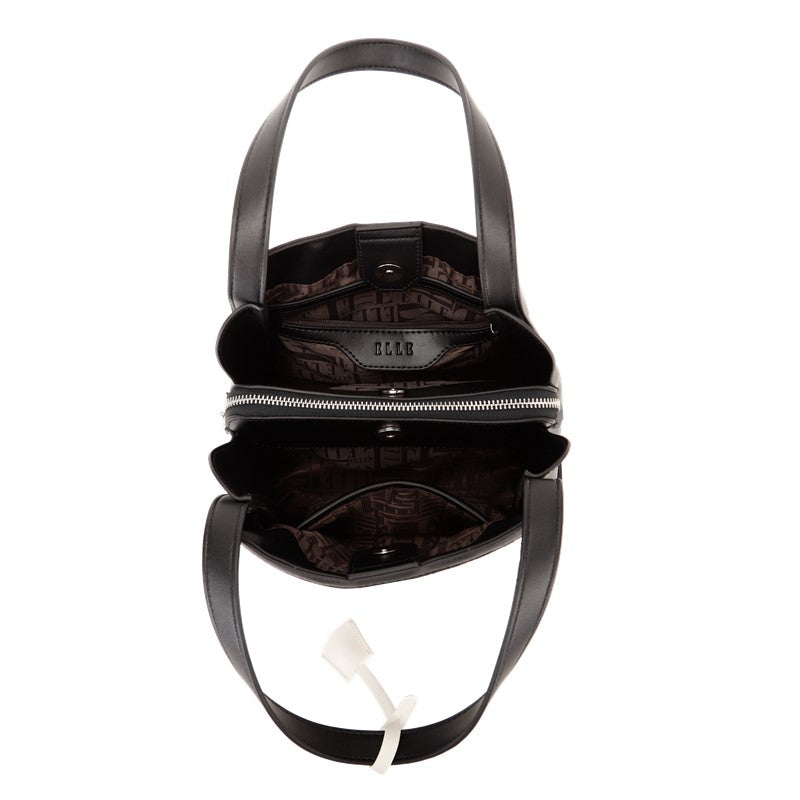 ELLE Jane Shoulder Bag (Black / White) | Isetan KL Online Store