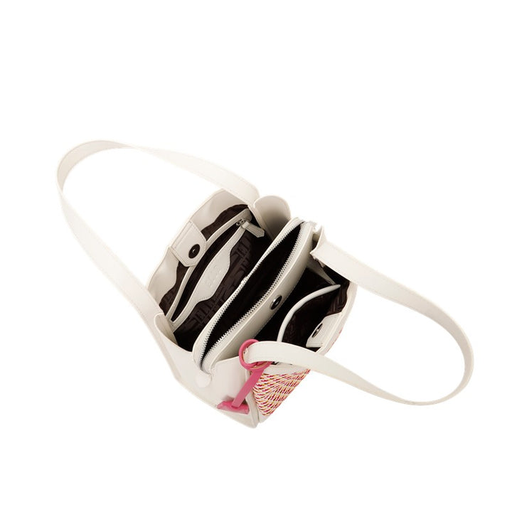 ELLE Jane Shoulder Bag (Black / White) | Isetan KL Online Store