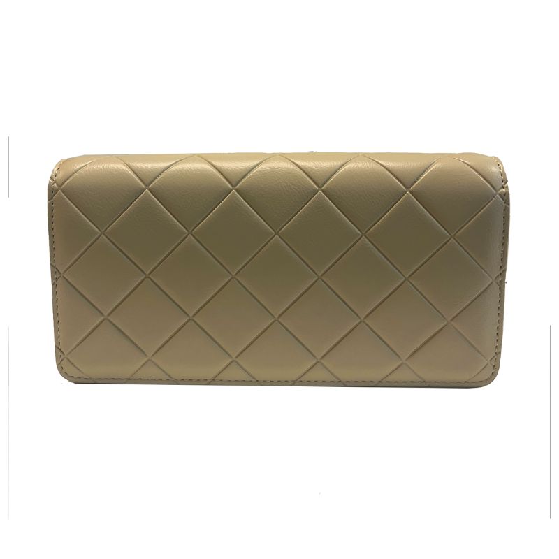 ELLE Joelle clutch Wallet (Beige) | Isetan KL Online Store