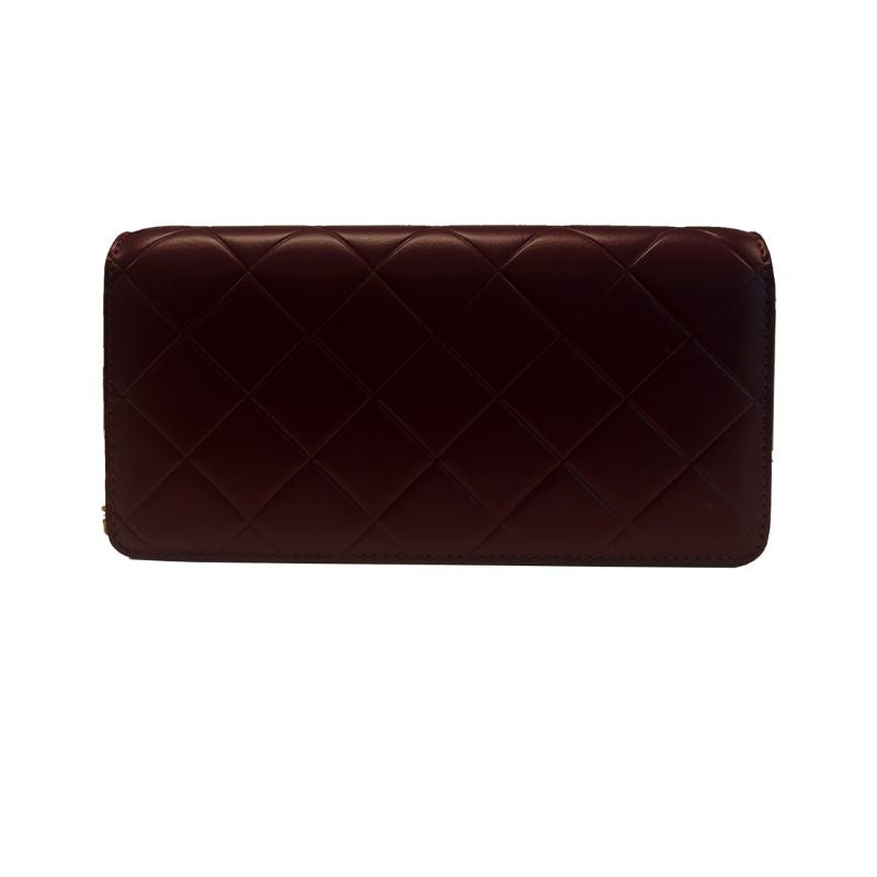 ELLE Joelle clutch Wallet (Maroon) | Isetan KL Online Store