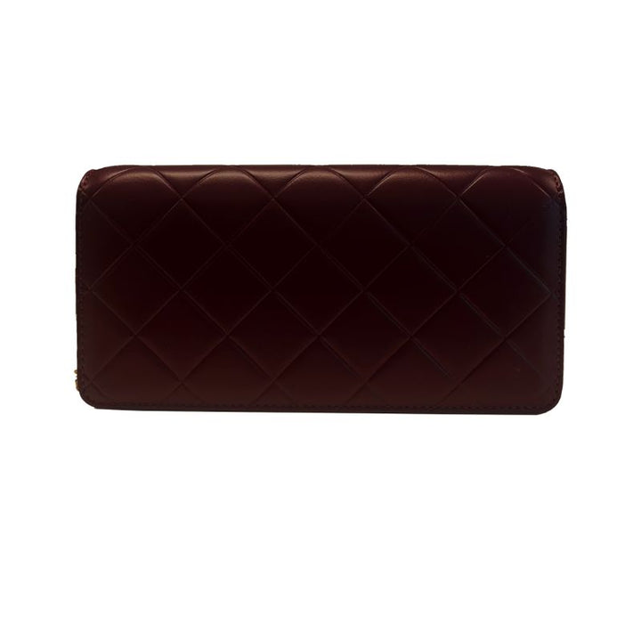 ELLE Joelle clutch Wallet (Maroon) | Isetan KL Online Store
