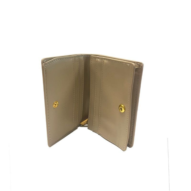 ELLE Joelle short Dual Fold Wallet (Beige) | Isetan KL Online Store
