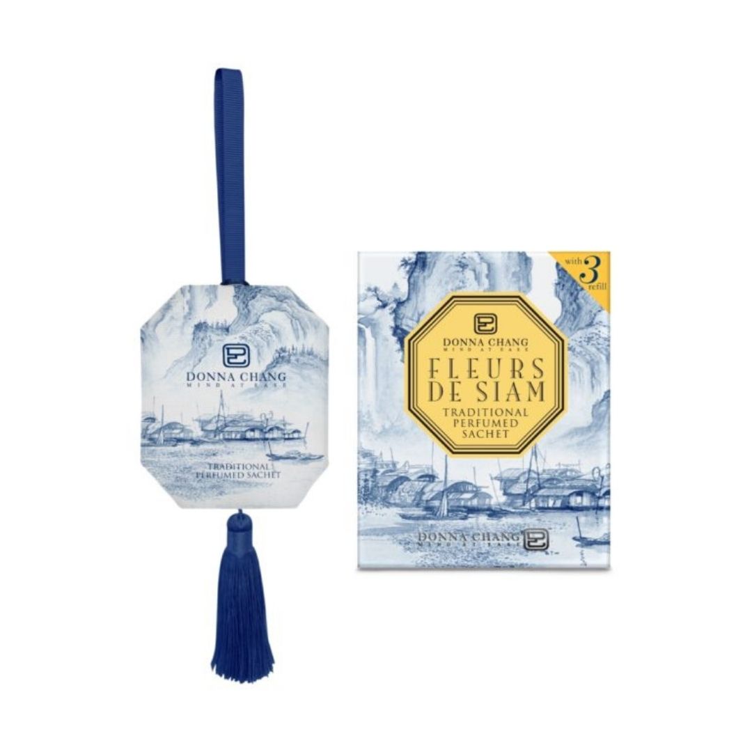 Fleurs De Siam Perfumed Sachet 63g (with 3ml refill)